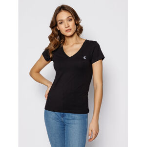 Calvin Klein dámské černé tričko - XL (BAE)